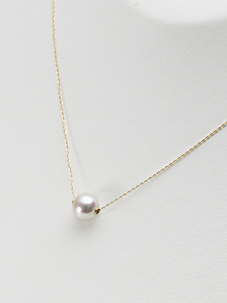 新品未使用 本真珠 パールネックレス ダイヤモンド ホワイトゴールド K18WG MIKIMOTO（ミキモト） （新品仕上げ済）ミキモト パール ダイヤ