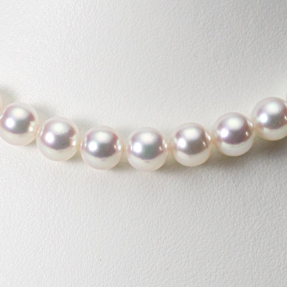 ムーンレーベル 公式] パール ネックレス レディース あこや真珠 9.0mm