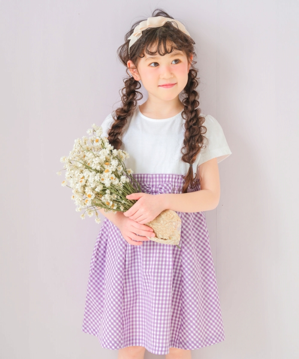 MOONONNON むーのんのん 子供服 女の子 ワンピース ジャンパー