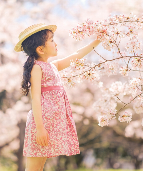 子供服 女の子 ワンピース ジャンパースカート 春夏 ノースリーブ 日本