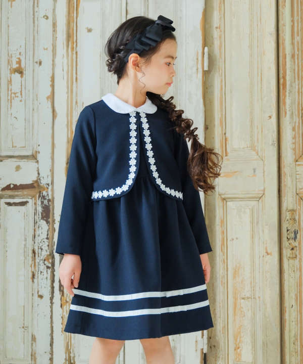 子供服 女の子 ワンピース ジャンパースカート 日本製 入学式 通学 