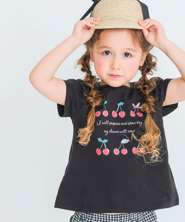 MOONONNON 子供服 女の子 Tシャツ 夏服 半袖 綿100% キッズ MOONONNON 子供服 女の子 Tシャツ 夏服 半袖 綿100% キッズ