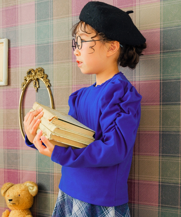 子供服 女の子 Tシャツ 秋冬 長袖 こども 子ども服 こども服 キッズ ジュニア 無地 シャーリン...