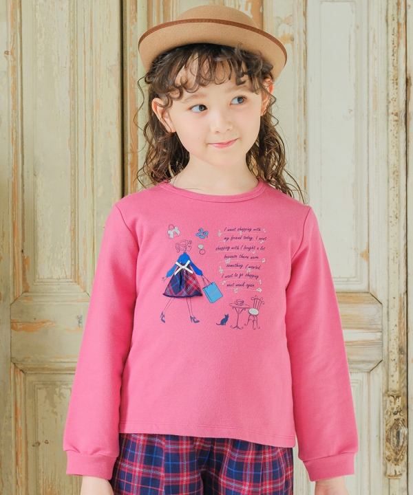 MOONONNON 子供服 女の子 トレーナー 秋冬 長袖 子ども服 こども