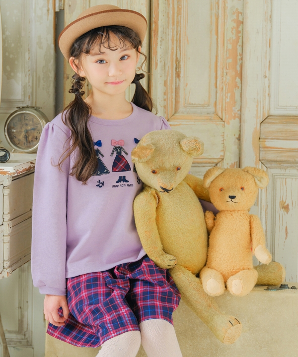 MOONONNON 子供服 女の子 トレーナー 秋冬 長袖 キッズ ジュニア