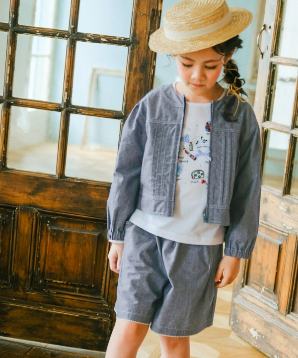 MOONONNON（むーのんのん） 子供服 女の子 ジャケット 春夏秋 長袖 