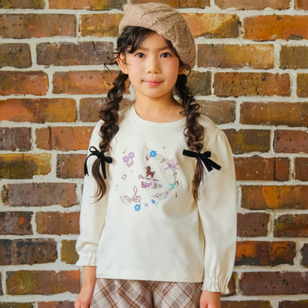 のんのん服 MOONONNON むーのんのん 子供服 女の子 トレーナー 秋冬 長袖