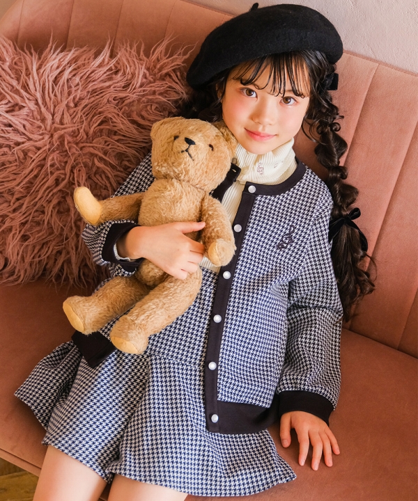 MOONONNON（むーのんのん） 子供服 女の子 カーディガン 秋冬 長袖