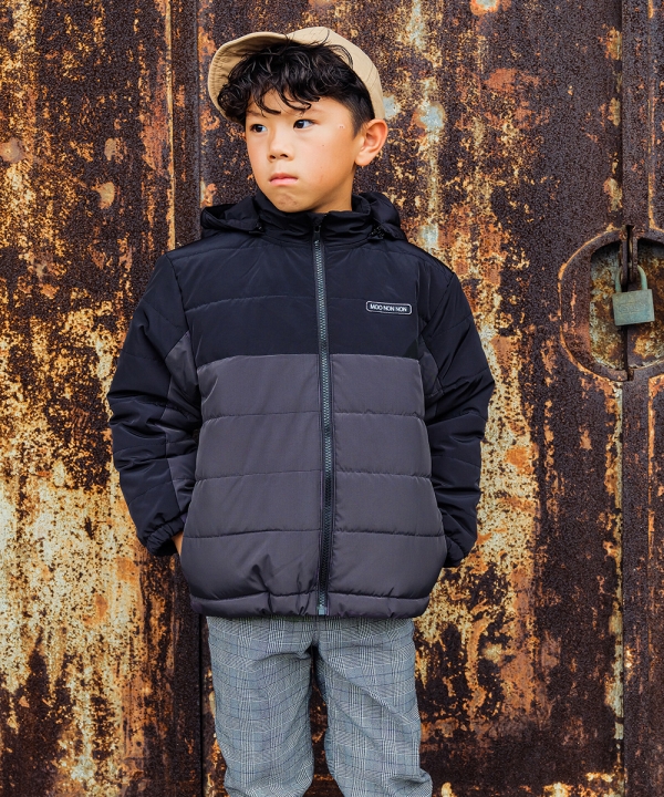 MOONONNON 子供服 男の子 コート 秋冬 中綿 子ども服 こども服