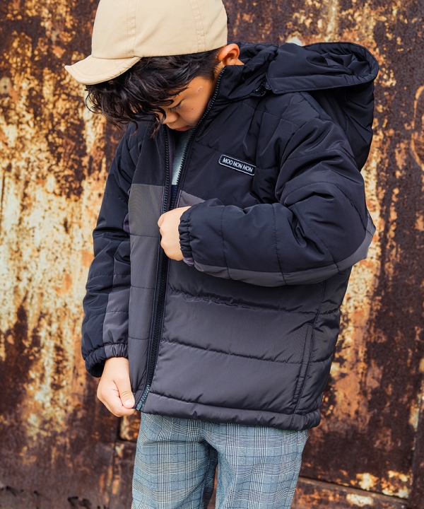 MOONONNON 子供服 男の子 コート 秋冬 中綿 子ども服 こども服