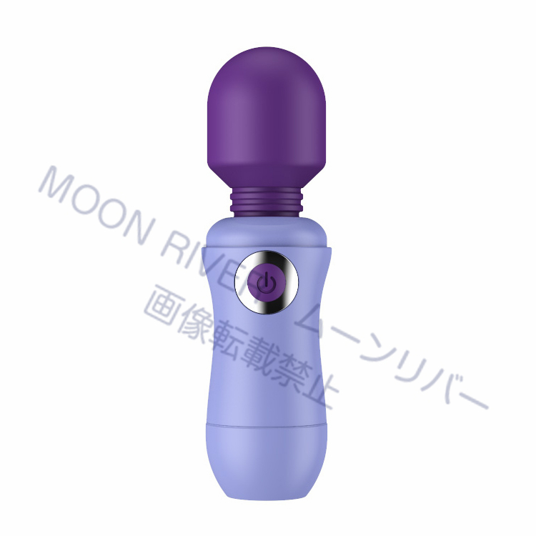 紫☆ハンディマッサージャー☆肩こりなどの疲れに☆充電式☆デンマ☆ 通販