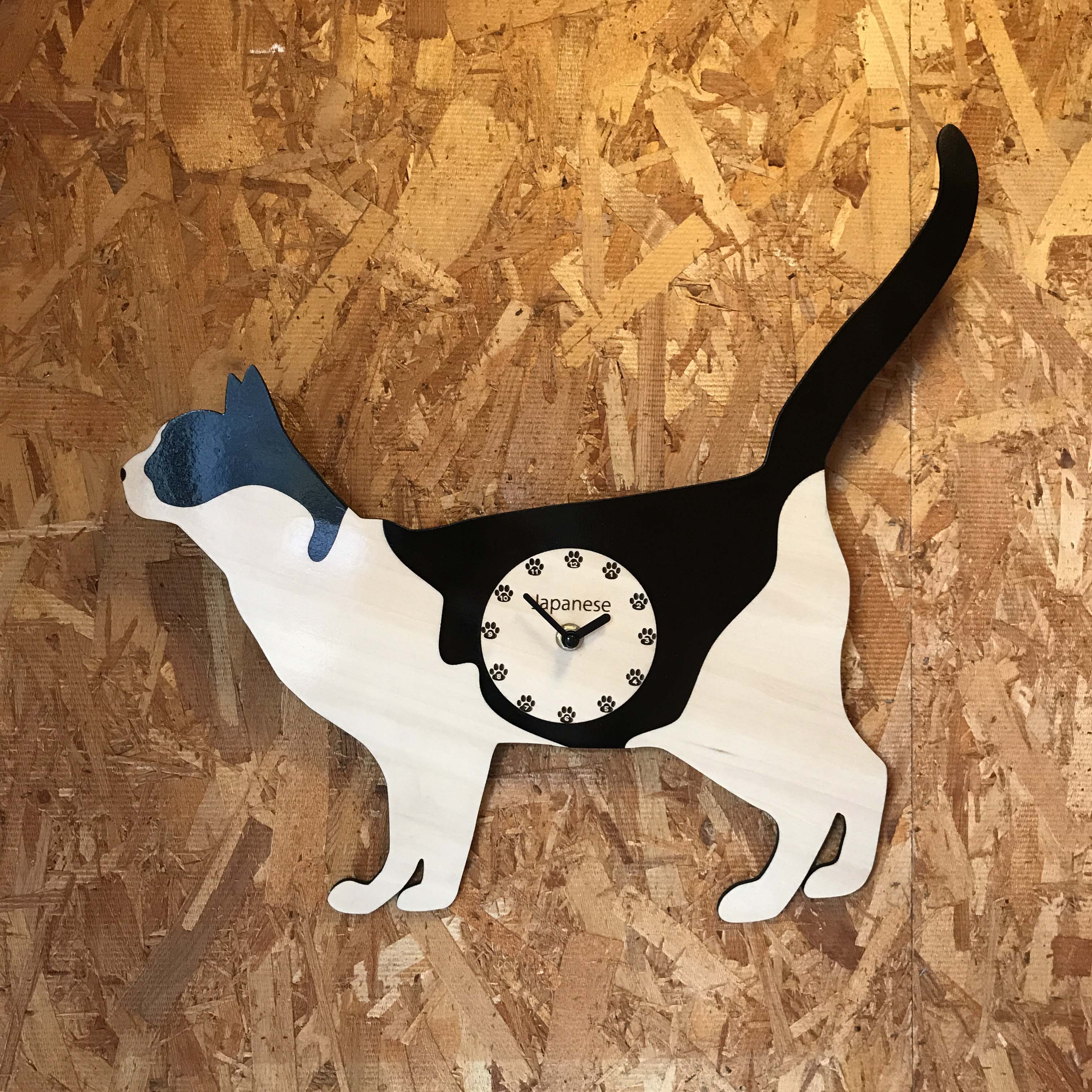 猫のシルエットインテリア