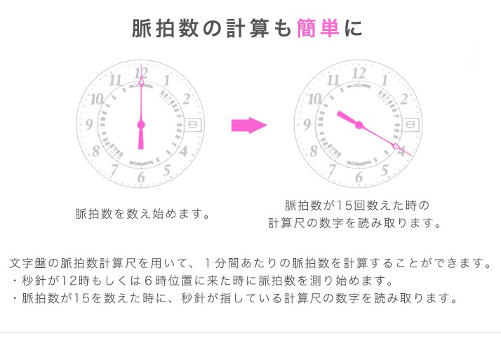 のびっち ナースウォッチ 順天堂大学病院 生活防水機能 脈拍計算尺あり : nobicchi : モレーンストア - 通販 - Yahoo!ショッピング