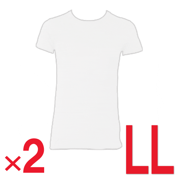 送料無料 メール便  Tシャツ 肌着 インナー 快適 肌触り M L LLサイズ 薄手 丸首 半袖 インナー 無地 コットン 白 黒 2枚組 S◇ Tシャツ