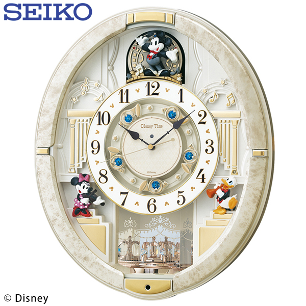終末限定価格　希少品　ディズニーからくり時計 Disney ディズニー からくり時計 FW577A クオーツ 掛け時計