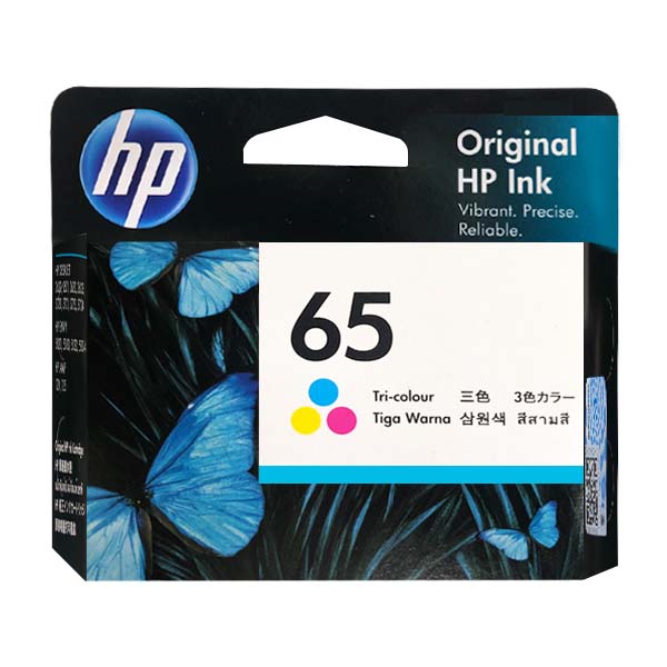 HP65 3色カラー 純正 インクカートリッジ hp65 N9K01AA 1個