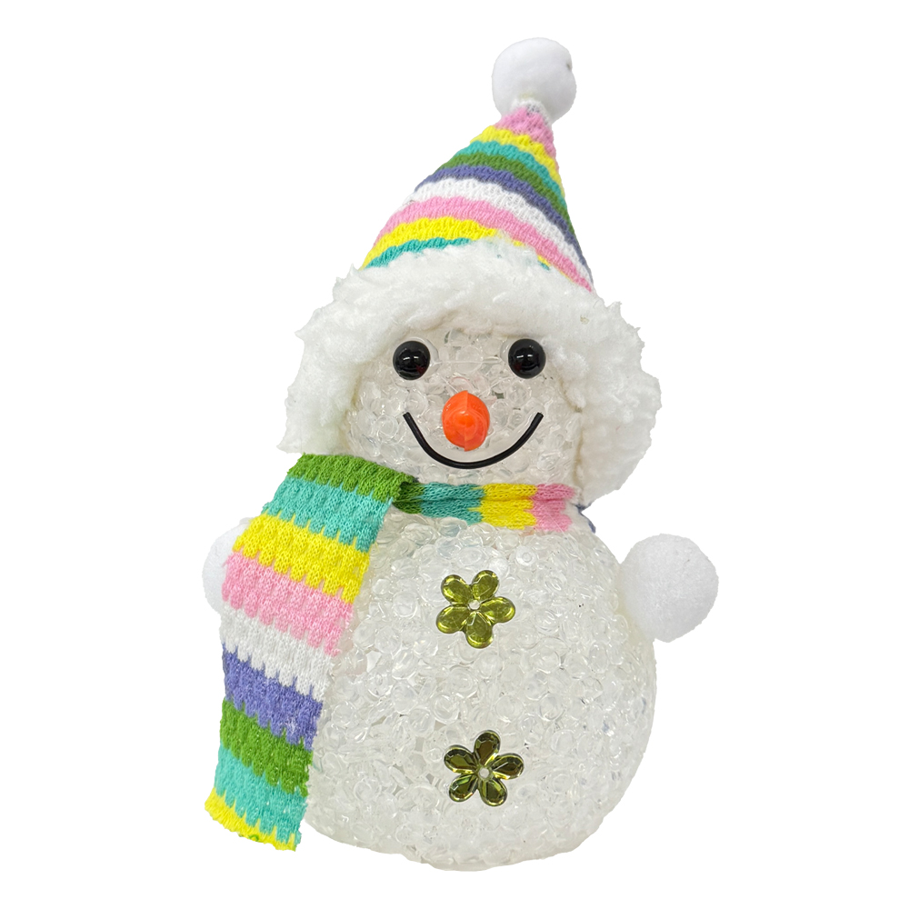 Zekono 雪だるま クリスマス 飾り 雪だるまの装飾 LED付き 折り畳み クリスマス雪だるま 雰囲気作り かわいい 室内 屋外 イルミネーション LED イルミネーション 通販 イルミネーションライト 電池式 雪だるま ゆきだるま スノーマン かわいい おしゃれ クリスマス  装飾 ボタン電池