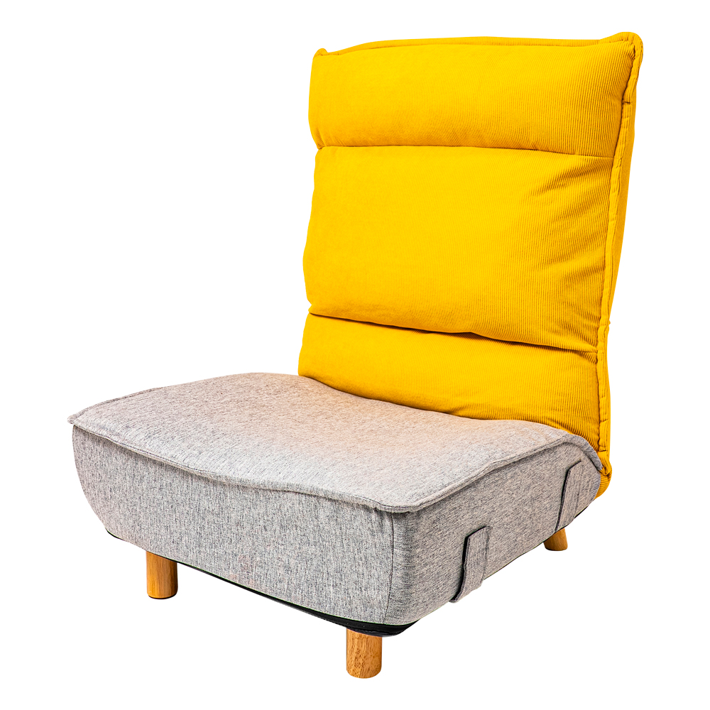 リクライニング座椅子 脚付き ソファ リクライニング 座面広々68cm