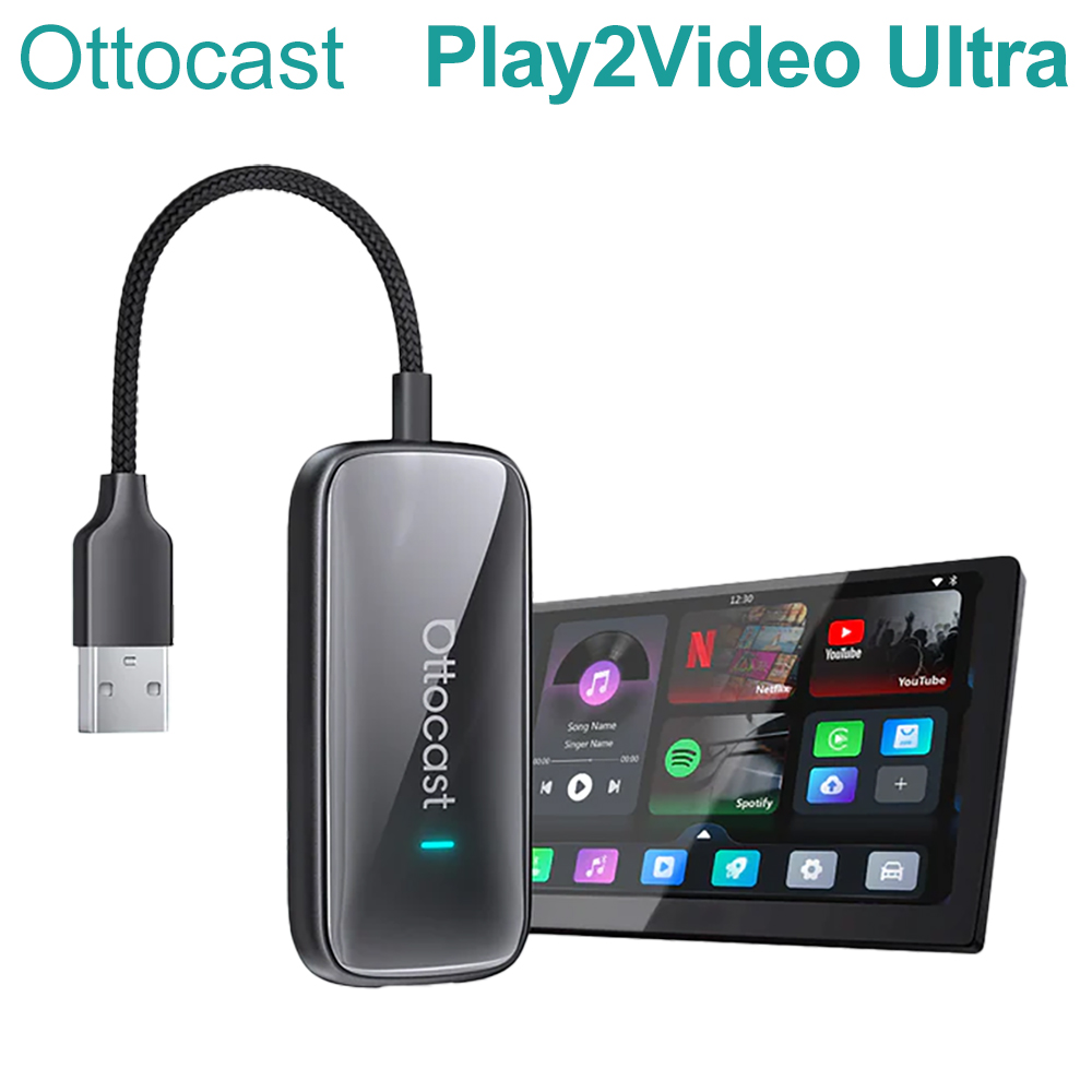 ottocast Ottocast Play2Video Ultra オットキャスト 正規 ビデオ