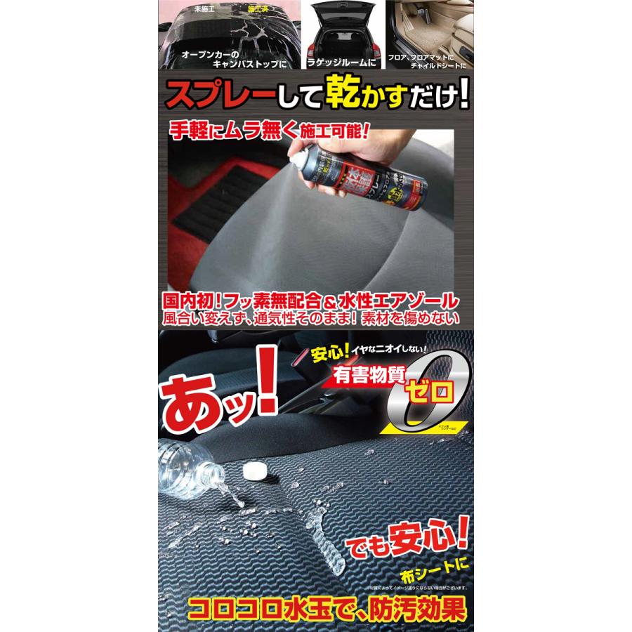 撥水 液体保護スプレー 日本製 300mL 防水 防汚 撥水剤 車