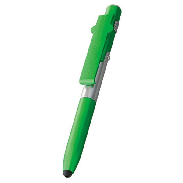 送料無料/規格内 多機能 ボールペン 4in1 タッチペン 小型 ライト スマホスタンド 筆記用具 文具 軽い 1本で4役 便利グッズ ペンS◇ 多機能ボールペンU｜more-create｜04