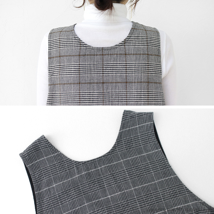 ブルーウィロー blue willow C/LグレンCHジャンパースカート 01DFP13428 ワンピース グレンチェック 前後2WAY ロング丈 レディース /返品・交換不可/SALE セール |  | 12
