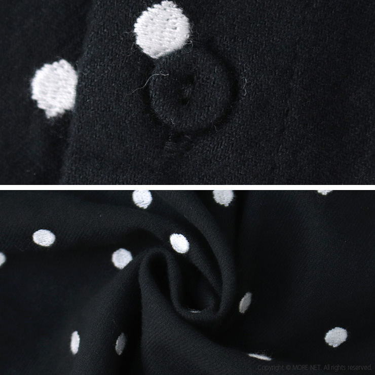 ブルーウィロー blue willow コットンツイル起毛ドット刺繍丸衿後ろタックシャツ 01DWP11527 トップス ブラウス 水玉 長袖 /返品・交換不可/SALE セール |  | 14