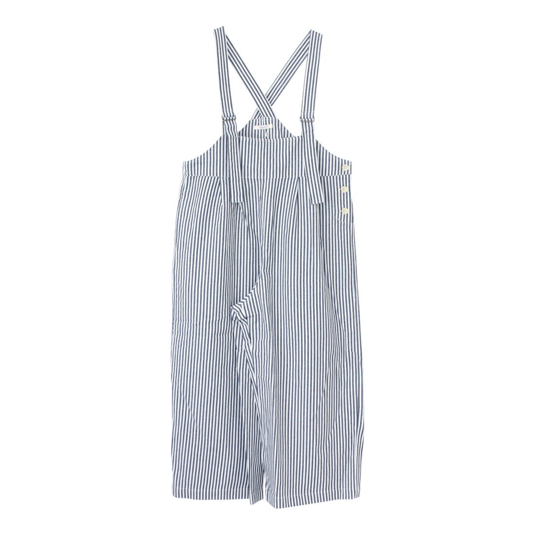 SALE セール/ブルーウィロー blue willow コットン三つ綾サロペット 01EUP14245 パンツ 無地 ストライプ ワイド レディース 2025春夏 /返品・交換不可 |  | 02
