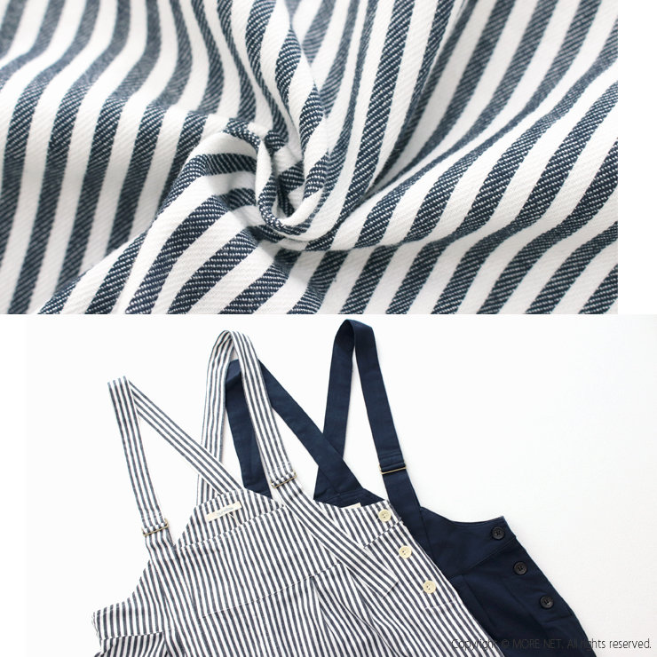 SALE セール/ブルーウィロー blue willow コットン三つ綾サロペット 01EUP14245 パンツ 無地 ストライプ ワイド レディース 2025春夏 /返品・交換不可 |  | 10