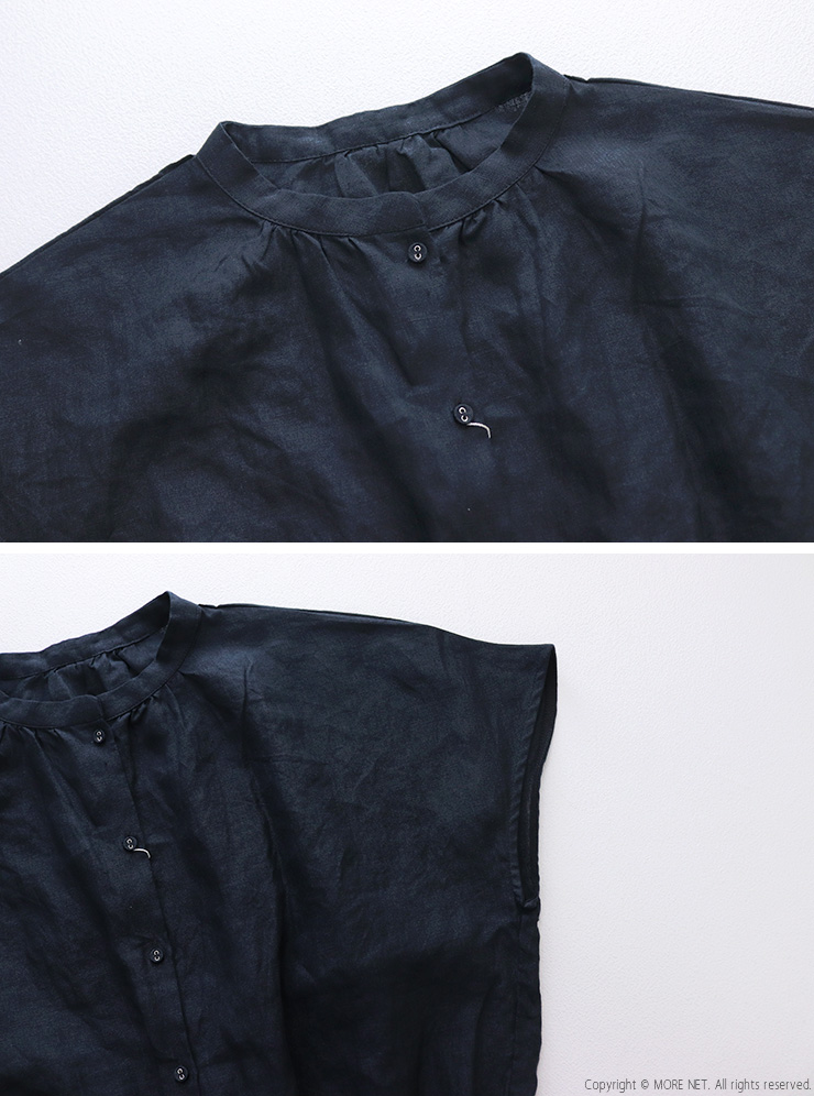 ブルーウィロー blue willow リネン平織りオールインワン 01FUP14238