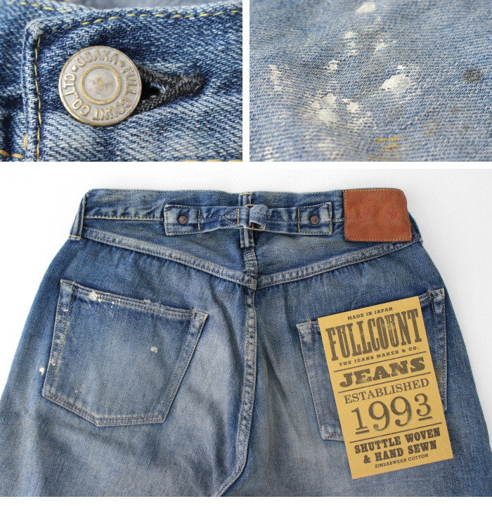 フルカウント FULLCOUNT 11.5ozスーパースムースデニム 1937モデル DARTFORD SPLATTER 1126HW メンズ 日本製 ジーンズ | FULLCOUNT | 05