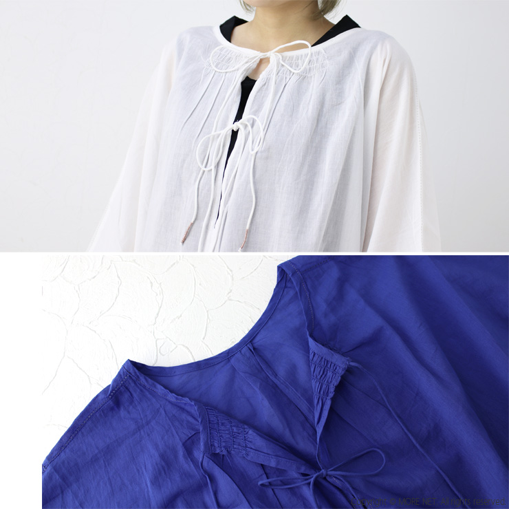 ヤラ YARRA ワイドシルエット2WAYチュニック 14143268 インド綿 ブラウス レディース トップス /返品・交換不可/SALE セール | YARRA | 09