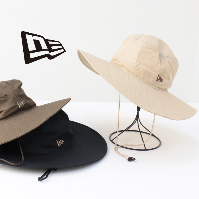 ニューエラ NEW ERA アドベンチャーハット ワイドブリム Typewriter ベーシック 14388549/14388550/14388551 レディース 帽子 つば広 ロゴ 2025春夏 | Adventure