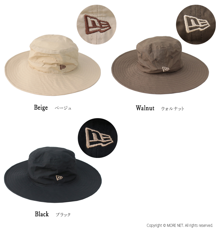 ニューエラ NEW ERA アドベンチャーハット ワイドブリム Typewriter ベーシック 14388549/14388550/14388551 レディース 帽子 つば広 ロゴ 2025春夏 | Adventure | 04