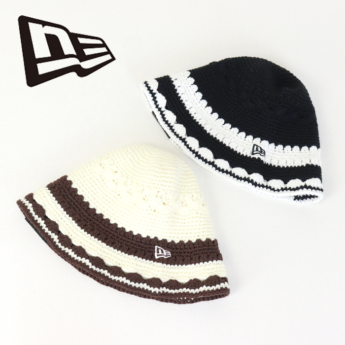 Bucket（NEW ERA） ニューエラ NEW ERA クロシェニットボーダー