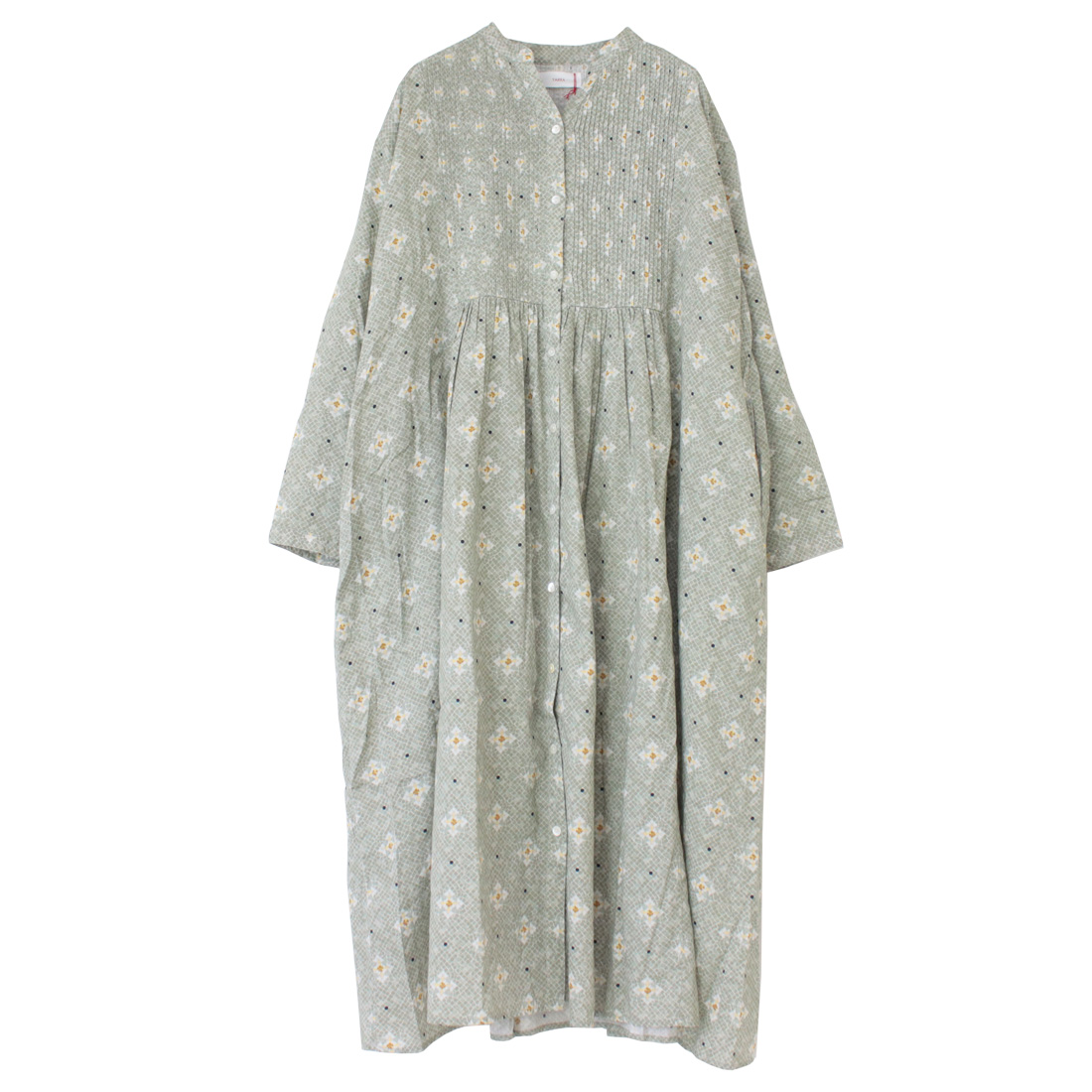 YARRA（ヤラ） YARRA INDIAプリントピンタックワンピース 1544-212