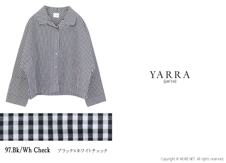 YARRA（ヤラ） バックサテンドルマンジャケット 1617-244 羽織 ライト
