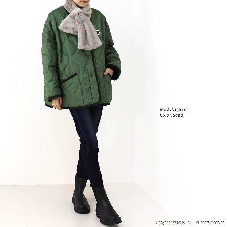 TWEED MILL ツイードミル TWEEDMILL フェイクファーマフラー 17