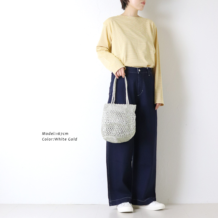 The Bagmati（ザバグマティ） バグマティ メタリックメッシュトート 