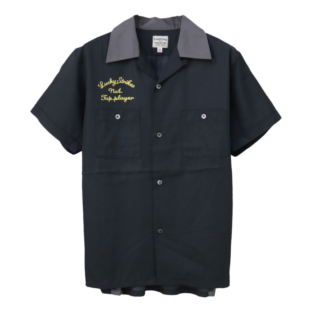 フェローズ PHERROW&apos;S ボーリングシャツ チェーン刺繍 23S-PBS1 メンズ 日本製 半...