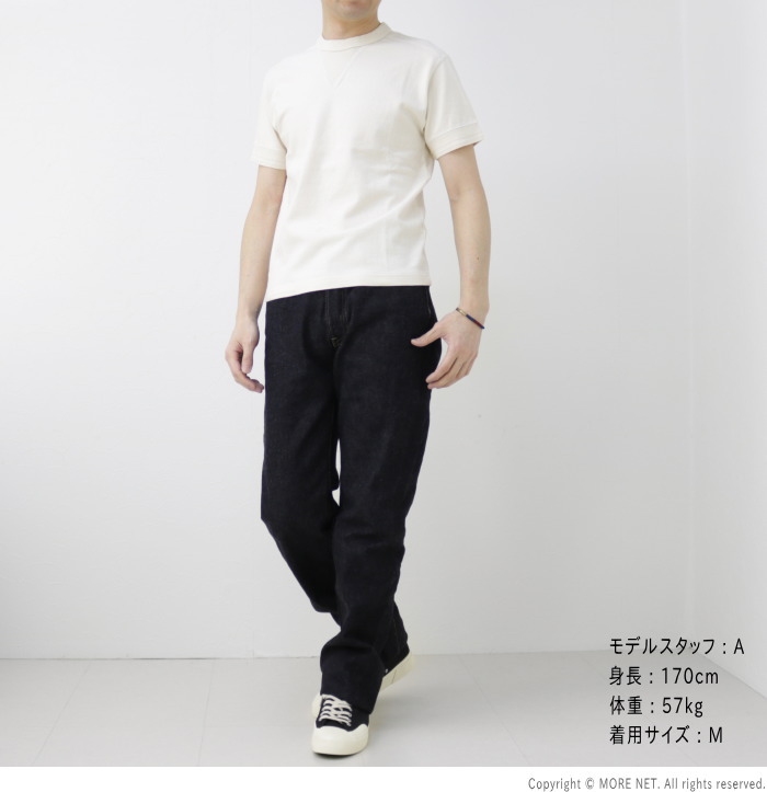 フェローズ PHERROW'S Vガゼット付き半袖Tシャツ PCT1-S｜more-net2｜15