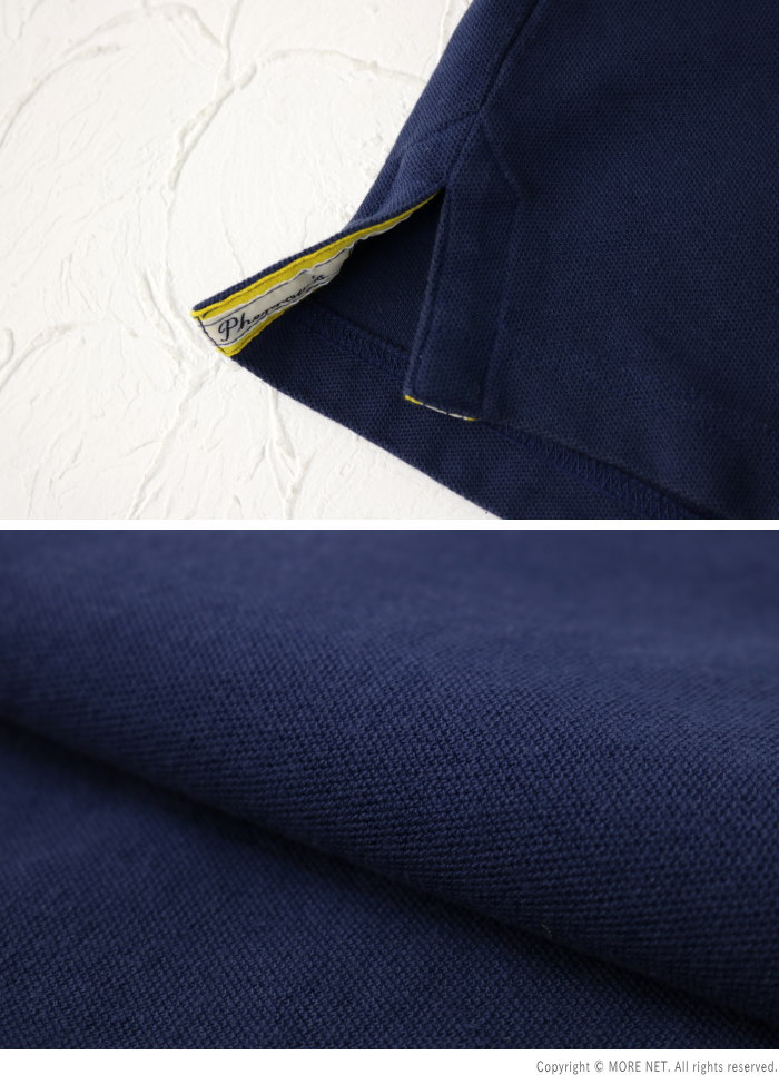 フェローズ PHERROW'S 鹿の子ポロシャツ 23S-PPS1 メンズ 日本製 クリングカラー ワンポイント刺繍 /返品・交換不可/SALE セール | Pherrow's | 08
