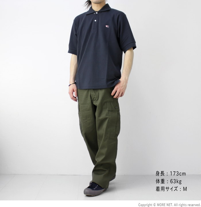 フェローズ PHERROW'S 鹿の子ポロシャツ 23S-PPS1 メンズ 日本製 クリングカラー ワンポイント刺繍 /返品・交換不可/SALE セール | Pherrow's | 11