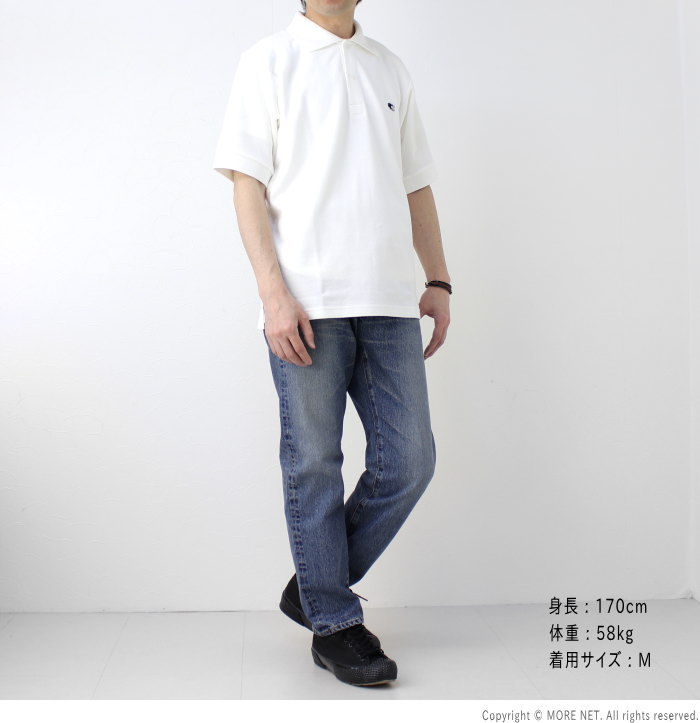 フェローズ PHERROW'S 鹿の子ポロシャツ 23S-PPS1 メンズ 日本製 クリングカラー ワンポイント刺繍 /返品・交換不可/SALE セール | Pherrow's | 12
