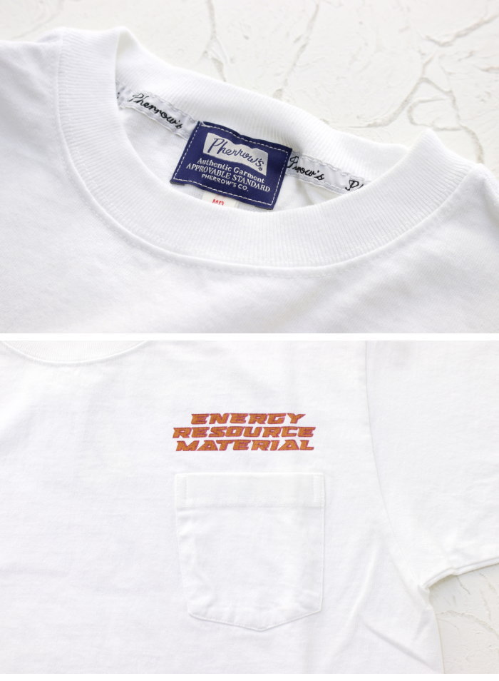 フェローズ PHERROW'S ポケット付きプリントTシャツ 23S-PPT5 メンズ 半袖｜more-net2｜07