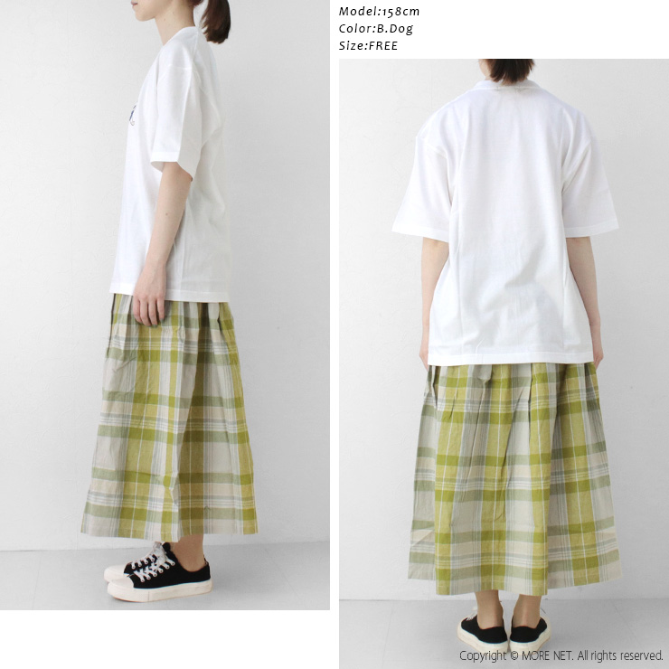 フィルム FILUM ぽんた家のホリデーTシャツ 2411306 トップス 犬 ドッグ 半袖 5分袖 無地 ワイド 日本製 レディース メンズ ユニセックス 2025春夏 メール便可 |  | 04
