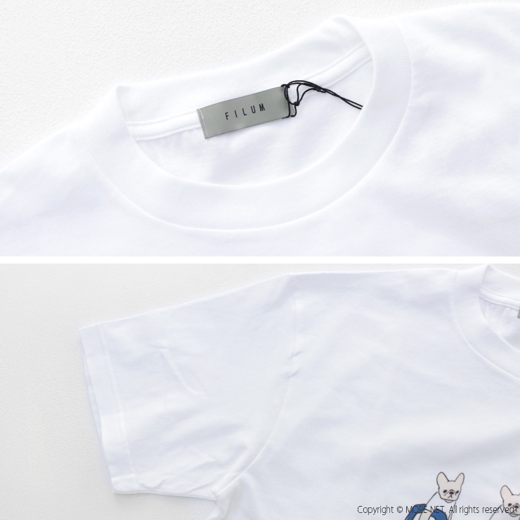 フィルム FILUM ぽんた家のホリデーTシャツ 2411306 トップス 犬 ドッグ 半袖 5分袖 無地 ワイド 日本製 レディース メンズ ユニセックス 2025春夏 メール便可 |  | 05