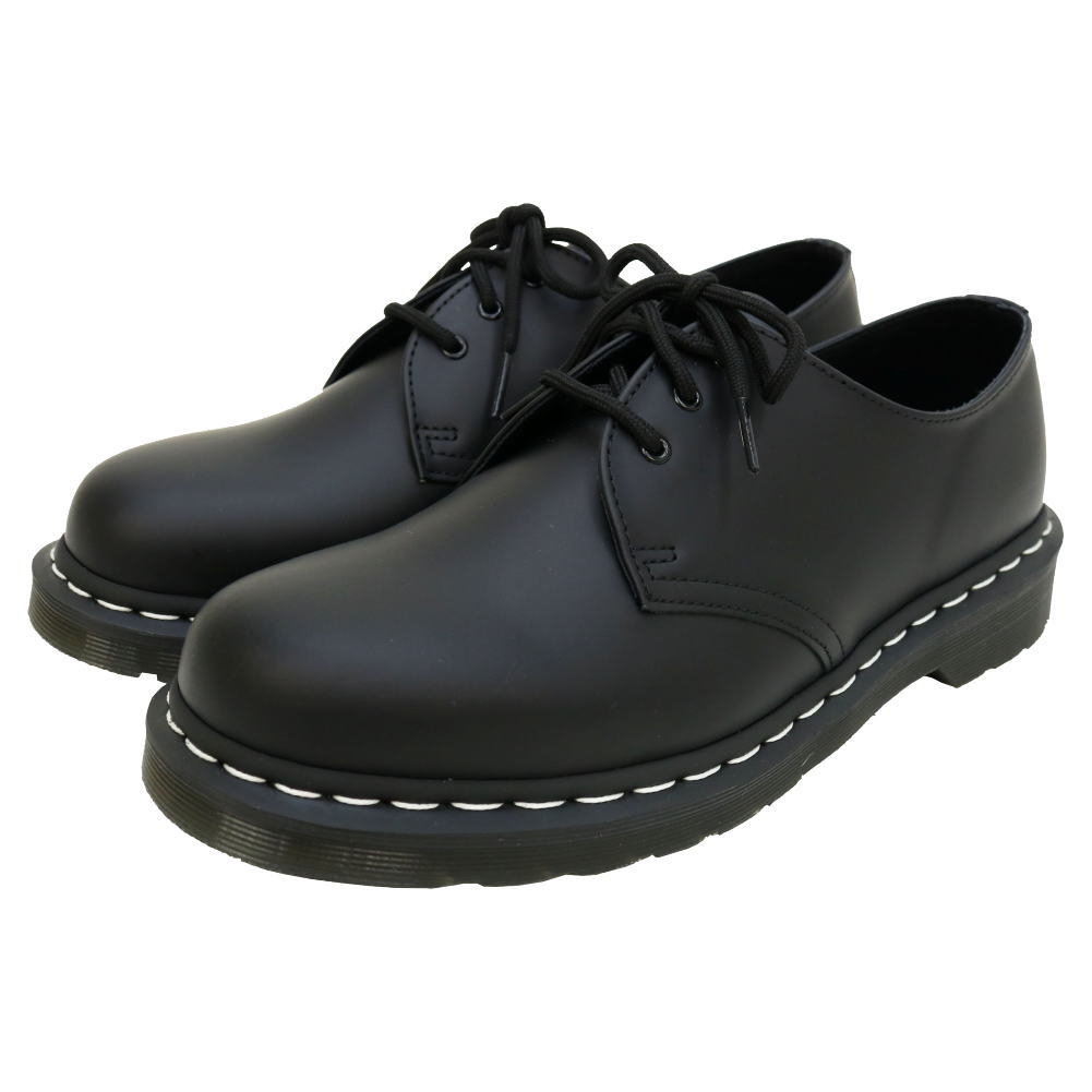 ドクターマーチン Dr.Martens 3ホールシューズ 1461 ホワイトステッチ 24757001 メンズ レザーブーツ 2023秋冬