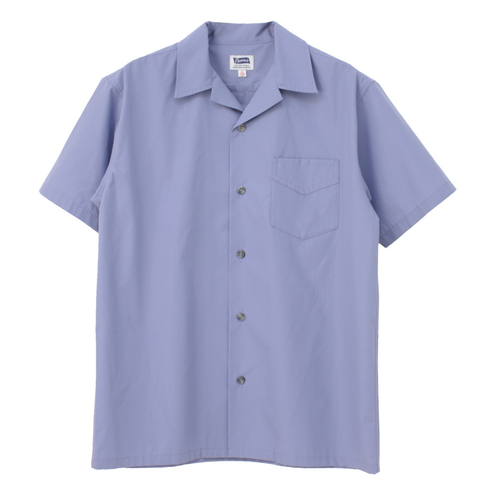 フェローズ PHERROW&apos;S オープンカラーシャツ 24S-PIS2 メンズ 日本製 半袖 開襟 ...