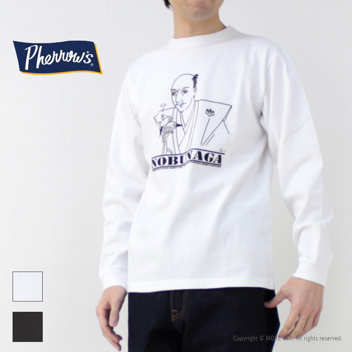 フェローズ PHERROW'S プリント長袖Tシャツ NOBUNAGA 24S-PLT-N メンズ 日本製 /返品・交換不可/SALE セール | Pherrow's | 02